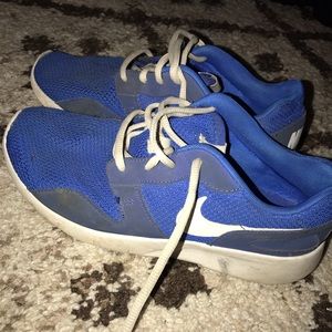 Blue Nike Running Shoes